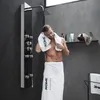 HOME DELUXE - Duschpaneel - DIVE Schwarz - Maße: 150 x 25 x Produktbild-Vorschau 4