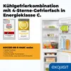 Exquisit Kühl-Gefrierkombination, 173 Liter, Standgerät, Produktbild-Vorschau 2