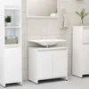 vidaXL Armoire de salle de bain blanc brillant 60x33x61 cm Voir les images du produit 18