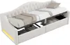 Merax daybed 90x200cm, divano letto con cintura LED e Anteprima dell’immagine prodotto 4