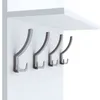AKKE Weiss Garderobenpaneel MAXI - ALU haken BxH: 60x120 cm Produktbild-Vorschau 3