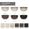Grey 6er Set Snack- & Dip-Schälchen Ø12cm 200ml graue Produktbild-Vorschau 2