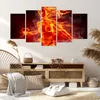 Bild auf Leinwand - Leinwandbild - Frau Flammen Produktbild-Vorschau 7