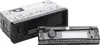 A car stereo unit and its detachable faceplate are shown against a white background. Produktbild-Vorschau