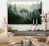 MuchoWow® - Leinwandbilder - Wald - Nebel - Bäume - Natur, Produktbild-Vorschau 7