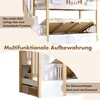 Merax Etagenbett 90x200 + 90x200cm mit hydraulisches Produktbild-Vorschau 5