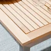 home24 Gartentisch - Teak Massiv / Edelstahl Produktbild-Vorschau 5