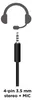 Gembird GHS-05-B gembird Gaming-Headset Lautstärkereg, Productafbeelding-voorbeeld 3