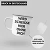 Trendation - Wird Sch Hier Ohne Dich Jobwechsel Emaille Produktbild-Vorschau 4