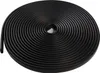 A black PVC handrail coiled into a spiral. Anteprima dell’immagine prodotto