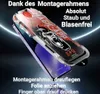 A phone screen protector being applied using a mounting frame. Produktbild-Vorschau