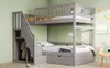 Sweiko Lit superposé en bois massif 90x200 cm, Avec Voir les images du produit 4