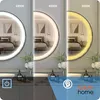 SAVE ®HOME Okrągłe lustro łazienkowe LED - 60 cm - Podgląd zdjęcia produktu 3