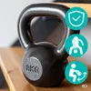 Kettlebell 8 kg Kugelhantel Gusseisen Schwunghantel Produktbild-Vorschau 3
