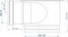 POLOPLAST Deckendose POLO-KWL DN 125/2x75, 1 Stk. Produktbild-Vorschau 2