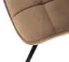 Set 2x čalouněná kuchyňská židle RAMELTON - šedý Náhled obrázku produktu 5