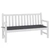vidaXL Coussin pour banc de jardin Anthracite 150x50x3 cm Voir les images du produit 3