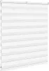 Doppelrollo Weiß 130x100 cm Stoffbreite 125,9 cm Polyester Produktbild-Vorschau 4