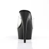 DELIGHT-601 Damen Slipper von Pleaser, Transparent Schwarz Produktbild-Vorschau 4
