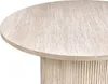 BELIANI Couchtisch Beige MDF Platte Travertinoptik ø 80 cm Produktbild-Vorschau 5