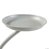 A close-up shot of a light gray metal plant stand with a white background. Podgląd zdjęcia produktu