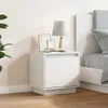 vidaXL Nachttisch Weiß 40x30x40 cm Massivholz Kiefer Produktbild-Vorschau 3