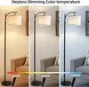 Stehlampe für das Wohnzimmer, dimmbare moderne Stehlampe Produktbild-Vorschau 2
