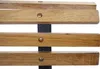 Gartenbank HWC-F97, Sitzbank Parkbank Holzbank, 2-Sitzer Produktbild-Vorschau 3