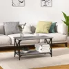 vidaXL Konferenčný stolík Grey Sonoma 80x45x45 cm Materiál Náhľad obrázku produktu 2