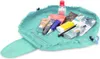 Intirilife Cosmetic Bag in SKY BLUE - Okrúhla Náhľad obrázku produktu 2