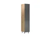 A tall, narrow kitchen cabinet with a two-tone design. Produktbild-Vorschau