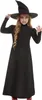 Bruja Malvada - Disfraz de Halloween para niños. Talla: Vista previa de la imagen del producto 2