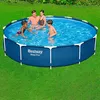 Bestway Steel Pro 56681 Frame Familienpool Rund 376 x 76 Produktbild-Vorschau 17