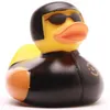 Badeente Bikerman Vinyl 7,5 cm Produktbild-Vorschau 5