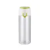 2 bicchieri termici in vetro verde, capacità 260 ml, a Anteprima dell’immagine prodotto 2