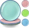 vancasso Macaron Assiette plate en porcelaine, 4 pièces, Voir les images du produit 1