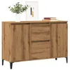 A wooden sideboard with two drawers and two doors, placed on a white background. Náhľad obrázku produktu