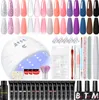 Poly Nagel Gel 15Pcs Poly Extension Gel Nägel Set mit UV Produktbild-Vorschau 1