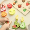 Klasická svetová súprava na krájanie ovocia Montessori so Náhľad obrázku produktu 5