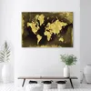 Leinwandbild Goldene Kontinente Vintage 90x60 Feeby Gold Produktbild-Vorschau 2