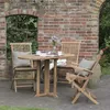 Teakholz Garten-/Klappsessel - bene living - mit Armlehnen Produktbild-Vorschau 12