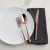 Sambonet Rock Edelstahl/PVD Kupfer Besteck 24tlg.Vh. Anteprima dell’immagine prodotto 5