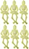 Set di 6 scheletri nettilucidi per la decorazione di Anteprima dell’immagine prodotto 1
