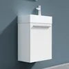 doporro Mobile Bagno Sospeso 46cm Bianco Opaco, Mobile Anteprima dell’immagine prodotto 5