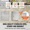 Grill-Zugangstür, 355 x 508 mm, Einzelne Außenküchentür, Produktbild-Vorschau 3