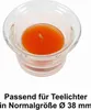 Teelichtglas D6,2xH4,5cm Windlicht Glas Teelichthalter Produktbild-Vorschau 2