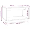The Living Store TV-Schrank Honigbraun 60x35x35 cm Produktbild-Vorschau 8