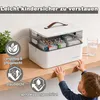 Theo&Cleo Medizinbox 3-stöckig Hausapotheke Medikamenten Produktbild-Vorschau 5
