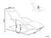 BELIANI Gartenliege türkis Mesh Schaukelfunktion modern Produktbild-Vorschau 3
