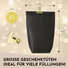 Nordstern Adventskalender zum Befüllen Schwarz Gold - DIY Produktbild-Vorschau 5